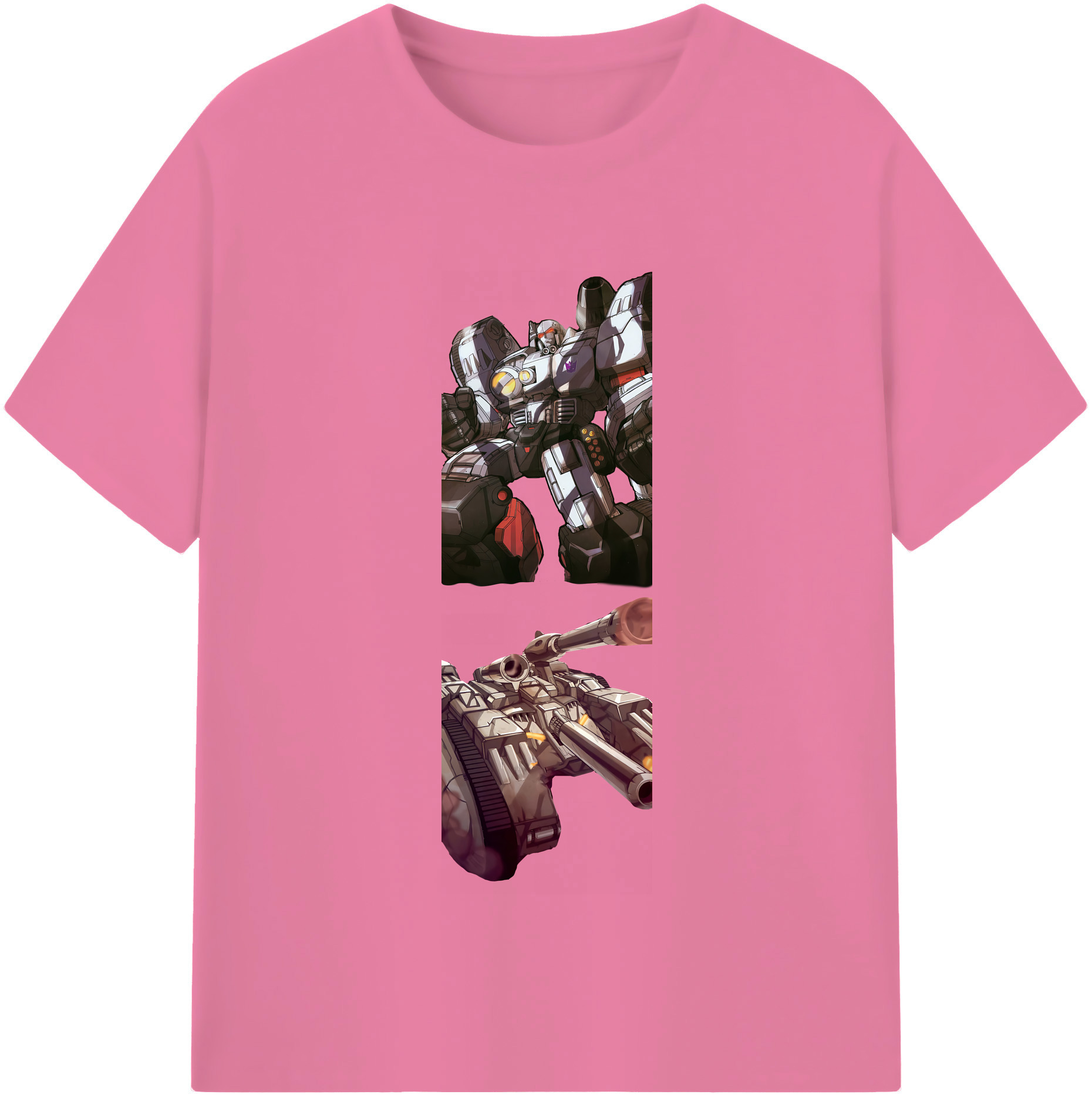（画像用） Transformers トランスフォーマー 綿100％半袖Tシャツ（フロントプリント）